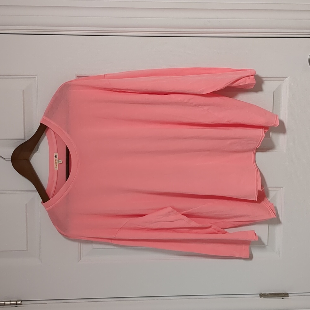 NWOT Sundry Athletic Crew Neck T-shirt In Pop Peach